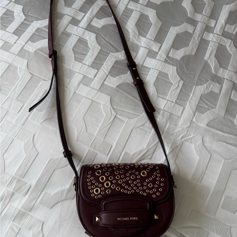 Michael Kors Burgundy Crossbody Bag